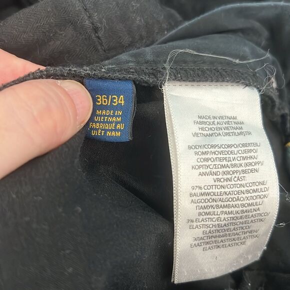 Polo Stretch Slim Fit Pant Black Size 36 - Good/Fair condition - Picture 6 of 10